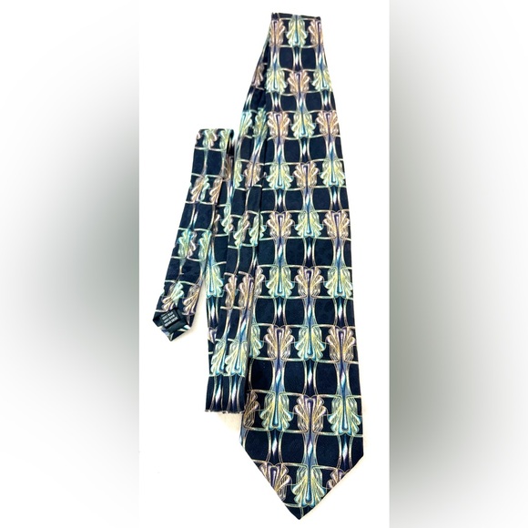 PAVIA Made In Italy Men's Designer Fine Silk Neck Tie - Picture 3 of 6